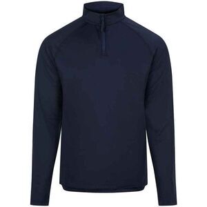 Awdis Mens Lightweight Quarter Zip Active Top / French Navy